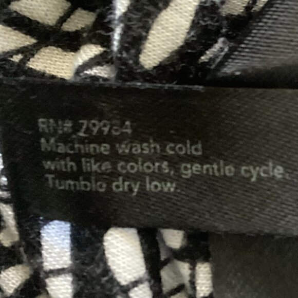 Soma Empire Waist V-Neck Maxi Dress XS Black and White 150C - Picture 6 of 6